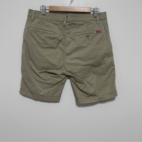 Levi's Men’s Size 34 Shorts XX Chino Tan Flat Front Preppy Casual Skater 9” - Picture 2 of 10